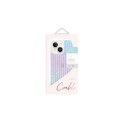 Uniq Coehl Linear case for iPhone 14 - pink and blue