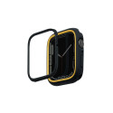 Uniq Moduo case for Apple Watch 4/5/6/7/8/SE/SE2 40/41mm - black and mustard