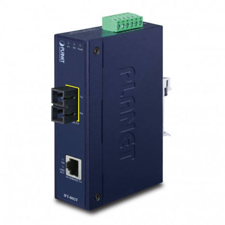 PLANET võrgu meediumikonverter IFT-802T 200Mbit/s 1310nm, sinine