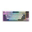 MSI FORGE GK600 TKL juhtmevaba sky klaviatuur gaming USB + Bluetooth QWERTY UK inglise sinine, valge