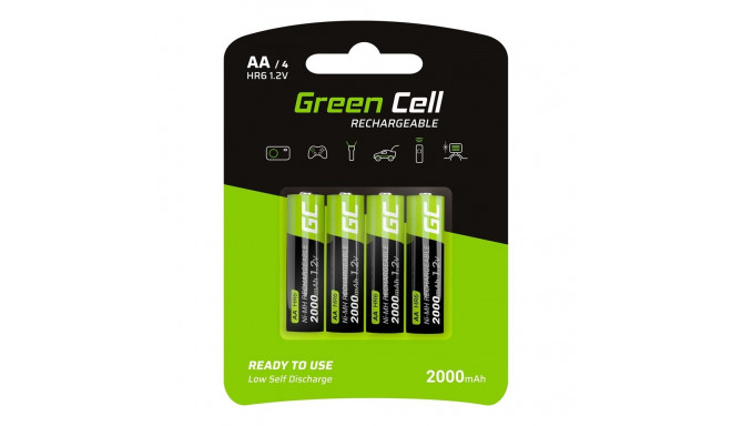 Green Cell GR02 kodupatarei laetav AA nikli-metallhüdriid (NiMH) patarei