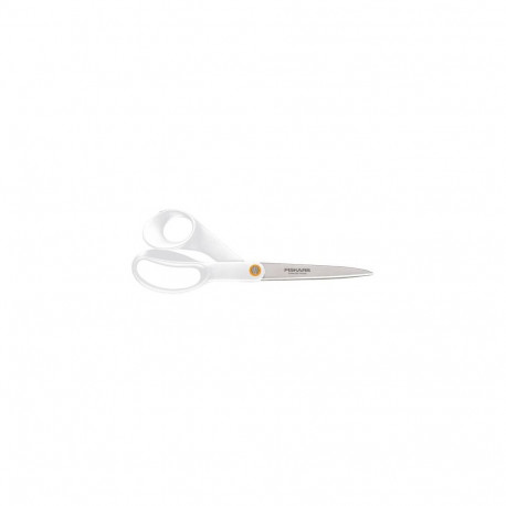 Fiskars F061200487 stationery/craft scissors Office scissors Straight cut Stainless steel, White