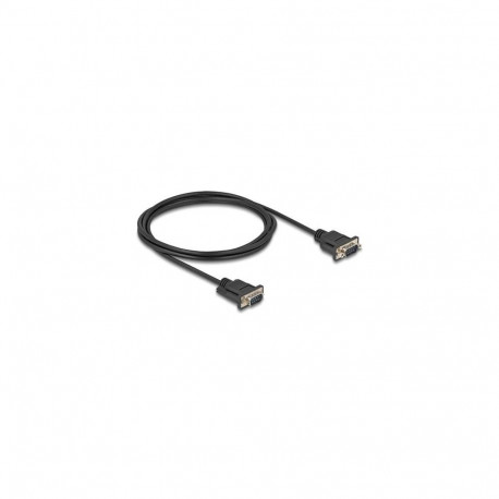 DeLOCK Serial Cable RS-232 D-Sub9 male to male with narrow plug housing 2 m