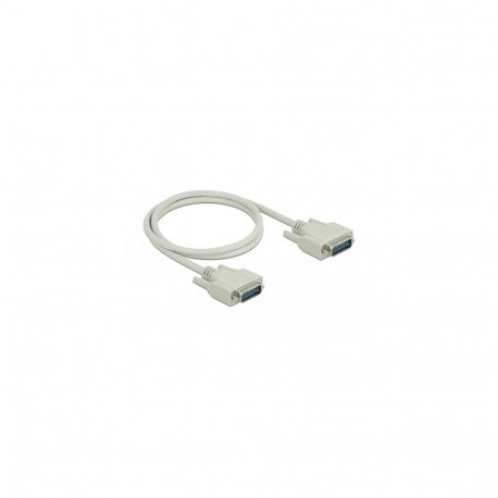 DeLOCK Serial Cable D-Sub15 male to male 1 m
