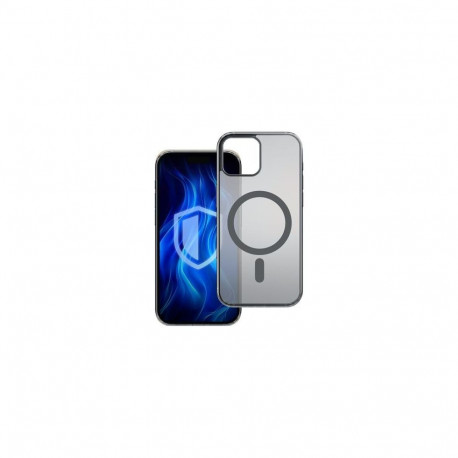 3MK Frosty MagCase mobile phone case 15.5 cm (6.1") Cover Black, Transparent
