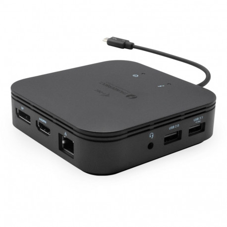 "D I-TEC Thunderbolt 3 Travel Dock Dual 4K Display 1x DP 1x HDMI 1x GLAN 1x USB 3.1 Gen2 1x USB 2.0
