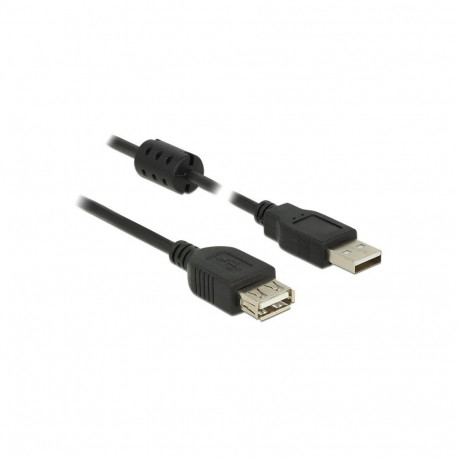 "DELOCK Verlngerungskabel USB 2.0 Typ-A Stecker > USB 2.0 Typ-A Buchse 0.5 m schwarz"