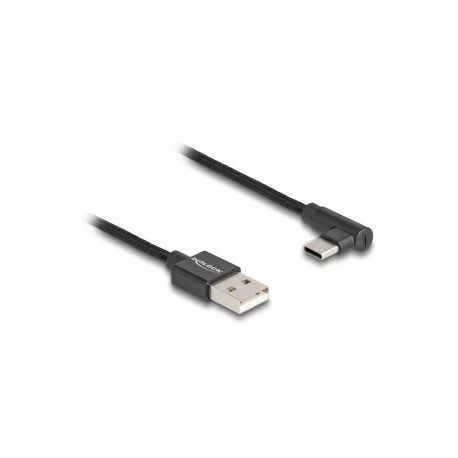 "DELOCK USB 2.0 Kabel Typ-A St zu USB Type-C Stecker 0.5m"