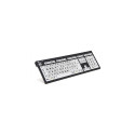 "LogicKeyboard XL-Print Black on White DE (PC/Nero)"
