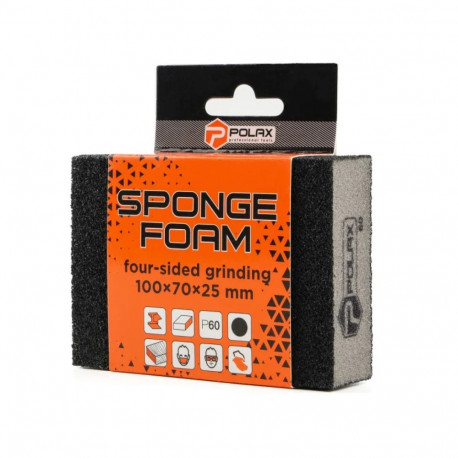 Slīpšvamme P60 100x70x25mm, Polax