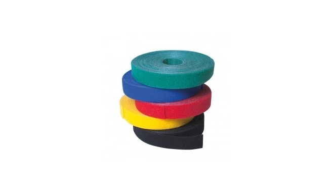 Product Title: 4m Green Cable Organizer Roll – Cut-to-Length Hook and Loop Manageme