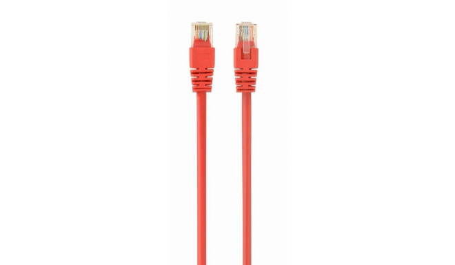 PATCH CABLE CAT5E UTP 3M/RED PP12-3M/R GEMBIRD