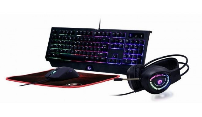 KEYBOARD USB GAMING KIT ENG/PHANTOM GGS-UMGL4-01 GEMBIRD