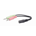HEADSET GAMING/BLACK GHS-06 GEMBIRD