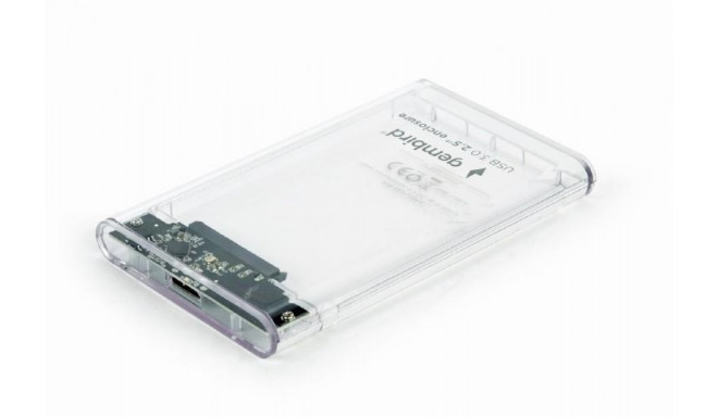 HDD CASE EXT. USB3 2.5"/TRANSPARENT EE2-U3S9-6 GEMBIRD