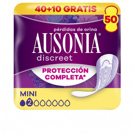 Ausonia Discreet pidamatusesidemed mini 50tk