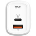 Silicon Power charger USB-C/USB QM25 30W, white (opened package)