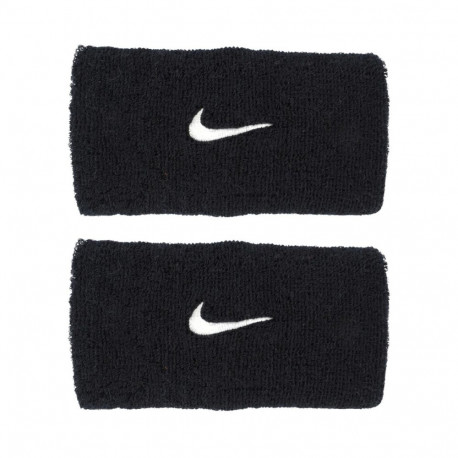 Frotki na rękę Nike Swoosh Wristbands 2 szt. czarne N1012406010OS
