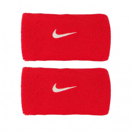 Frotki na rękę Nike Swoosh Wristbands 2 szt. czerwone N1012406610OS