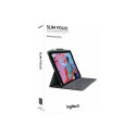 LOGITECH Slim Folio klaviatuur ja ümbris Bluetooth nordic grafiit Apple 10.2-tollisele iPadile (PAN)