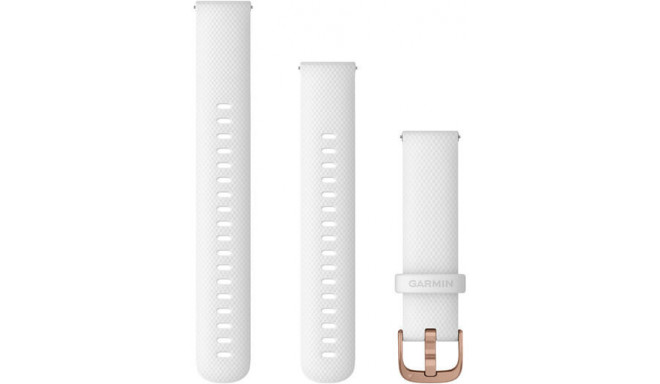Garmin kellarihm Venu 2S 18mm, valge/rose gold (avatud pakend)