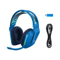 LOGITECH G G733 LIGHTSPEED Wireless RGB Gaming Headset Headset full size 2.4 GHz wireless blue