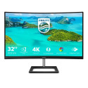Monitor - Philips E Line 328E1CA 31.5", 4K, Ultra HD, 3840x2160, HDMI, Black