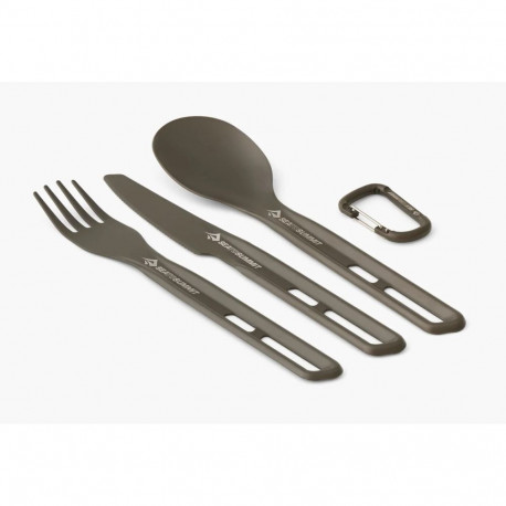 Camping Utensil Set - Sea To Summit Frontier Aluminium 3-Piece Set Grey