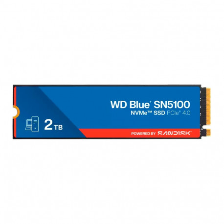 SSD POWERED BY SANDISK WD Blue SN5100 2TB M.2 2280 PCIe Gen4 x4 NVMe QLC 3D