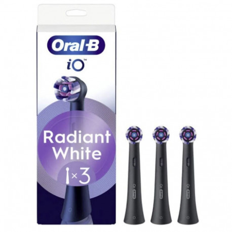Asenduspea Oral-B IO RBWB-3   3UD Must 3 Ühikut