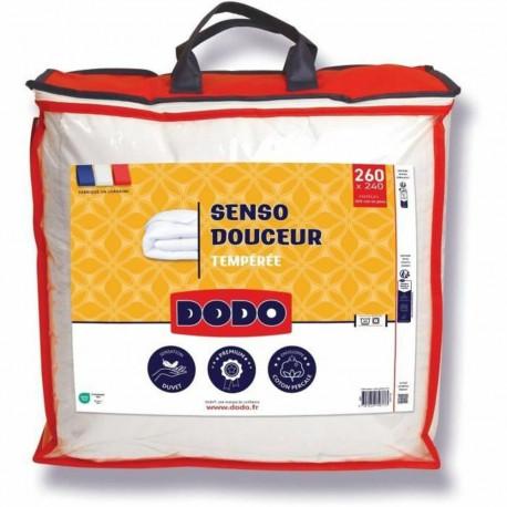 Tekk DODO SENSO DOUCEUR Valge 350 g/m² 240 x 260 cm