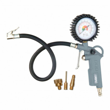 Pneumatic air gun Abac Inflating Gun with Pressure Gauge