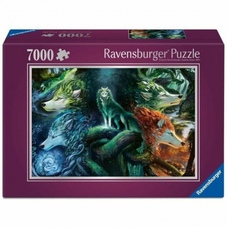 Pusle Ravensburger WHISPERS OF THE FOREST 7000 Tükid, osad