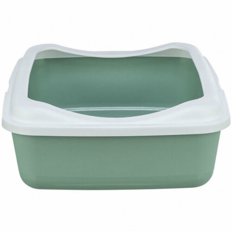 Cat Litter Box Trixie Classic White Green Plastic 37 × 15 × 48 cm