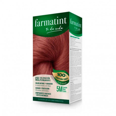 Püsivärv Farmatint 380228 Nº 5m-Castano Claro Caoba (5 Ühikut)