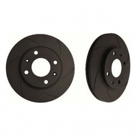 Brake Discs Black Diamond 6KBD1223G6 Solid Rear 6 Stripes