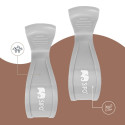 SIPO mounting clips 2pcs grey SCA-20LG