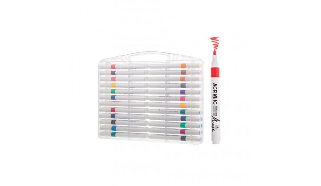 iLike Marker Set 48 Colors Dual-Tip Professional Drawing Markers Multicolor
