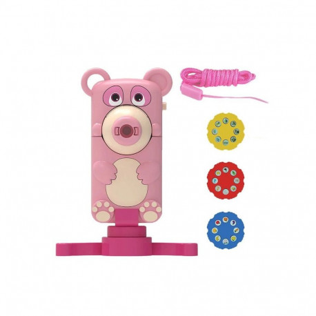 Kiddyz PR1 Children 2in1 Compact Foldable Drawing Projector desk stand Camera Bear Design