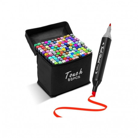 iLike Sketch Markers, Marker Set 80 Colors, Markers for Drawing