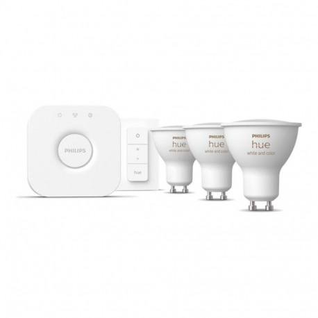 Philips Hue WCA Starter Kit 3pcs, Bridge, Switch | GU10 | 4.2 W | White and colour light