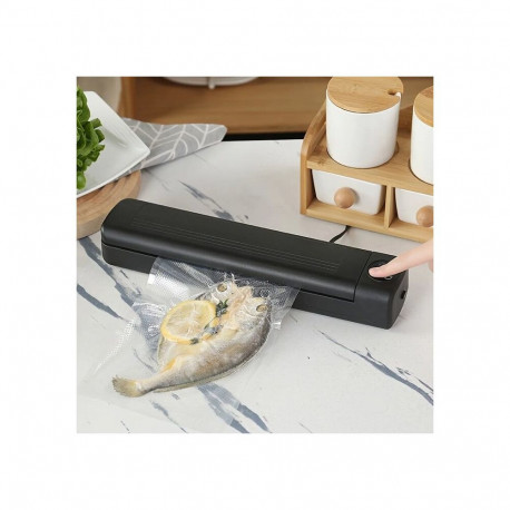 IVY VCM1 Vacuum Sealer Machine for Food Storage with LED Display Black