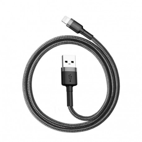 Baseus CABLE LIGHTNING TO USB 2M/GRAY/BLACK CALKLF-CG1