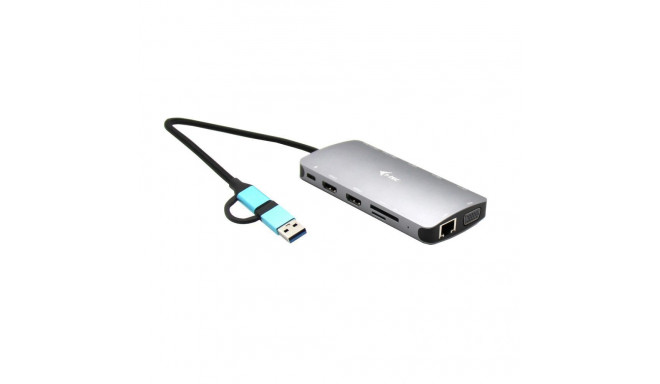 I-TEC I-TEC USB-C Metal Nano Dock 3xDisplay+PD