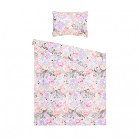 BED COV SET POLIERE PERCALE 140x200CM