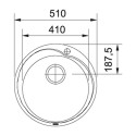 SINK ROL 610-39 101.0709.180