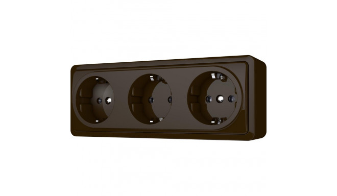 SOCKET 3PL SL+250 BROWN
