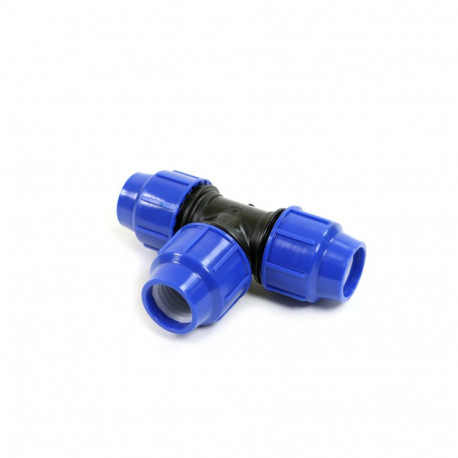 vähendatud t-liitmik Ø25x20 perla sinine