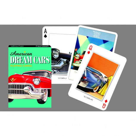 PIATNIK playing cards American dreamcars