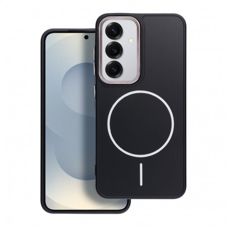 Case for Samsung A17 / A18 Frame Mag Cover compatible with MagSafe black